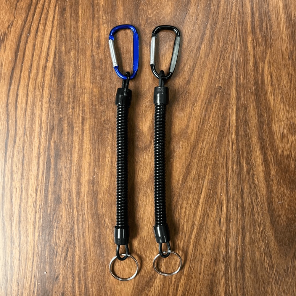 TrailGuard Tactical Retractable Elastic Lanyard For Outdoor Gear 1