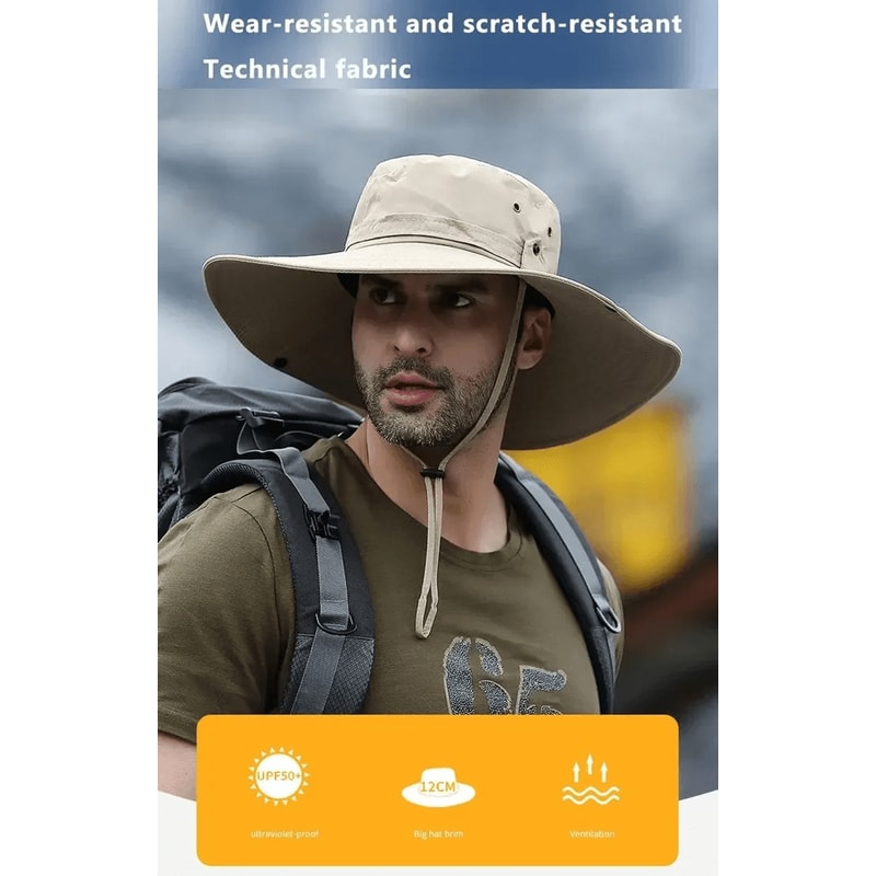 BreezeGuard Anti UV Mesh Fishing And Hiking Sun Hat 0