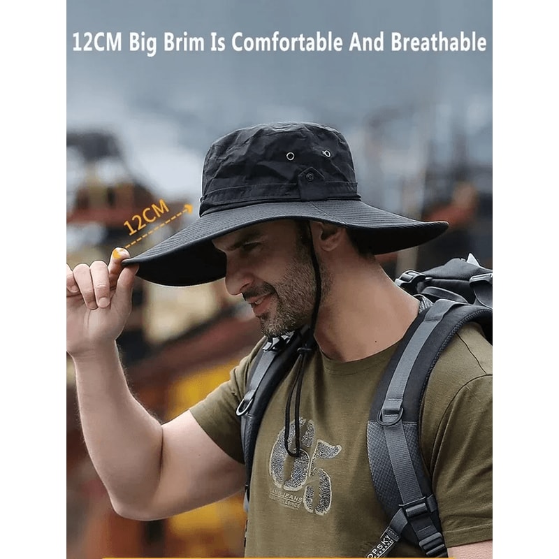 BreezeGuard Anti UV Mesh Fishing And Hiking Sun Hat 1