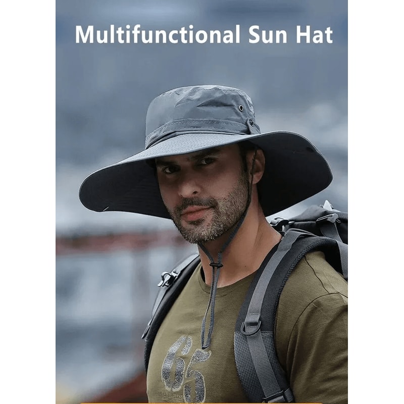 BreezeGuard Anti UV Mesh Fishing And Hiking Sun Hat 2