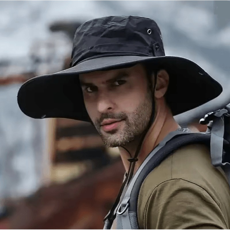 BreezeGuard Anti UV Mesh Fishing And Hiking Sun Hat 3