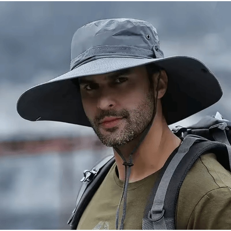 BreezeGuard Anti UV Mesh Fishing And Hiking Sun Hat 5