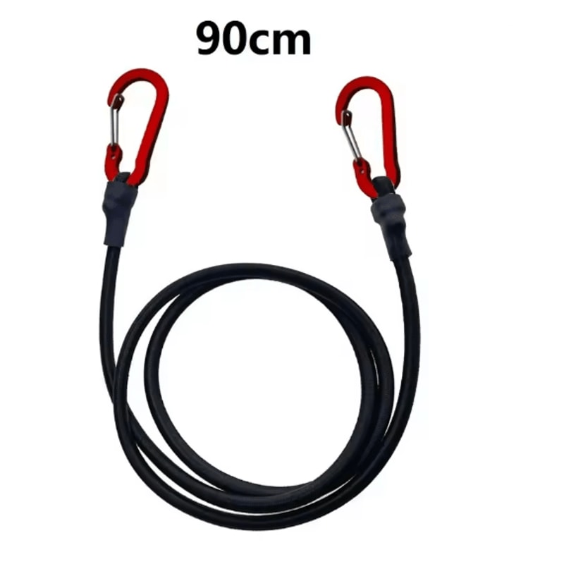 GripLock Heavy Duty Bungee Cord With Carabiner Hooks 4