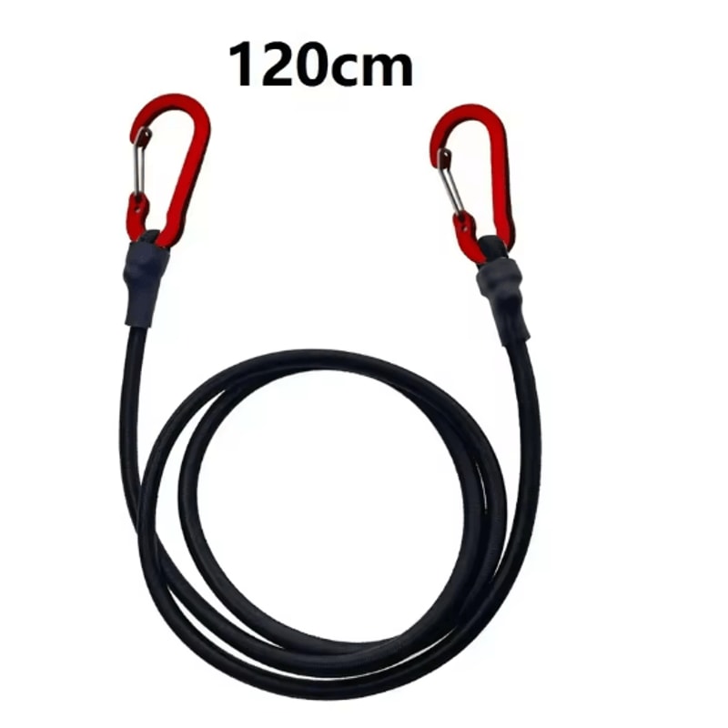 GripLock Heavy Duty Bungee Cord With Carabiner Hooks 5