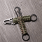 Outdoor Keychain Ring Camping Carabiner Military Paracord Cord Rope Camping Survival Kit Emergency 1