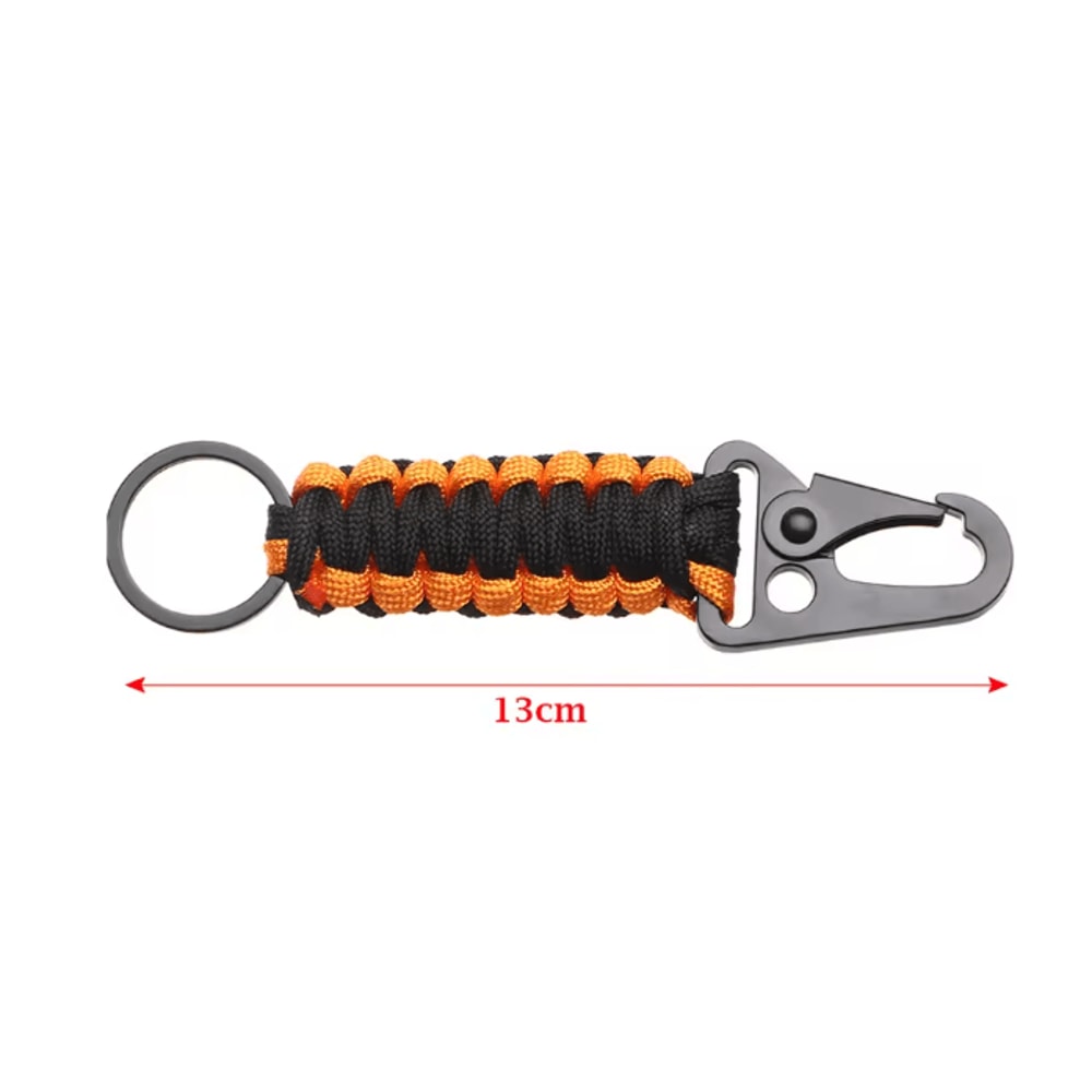 Outdoor Keychain Ring Camping Carabiner Military Paracord Cord Rope Camping Survival Kit Emergency 3