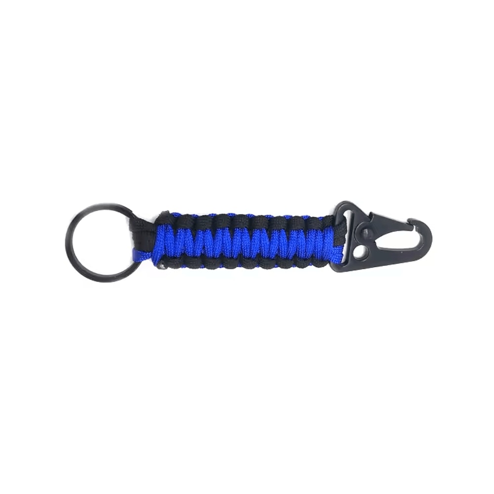 Outdoor Keychain Ring Camping Carabiner Military Paracord Cord Rope Camping Survival Kit Emergency 9