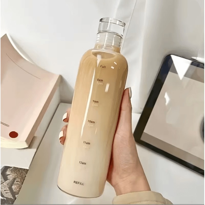 HydraTrack Leakproof Water Bottle With Time Scale 700ml 2