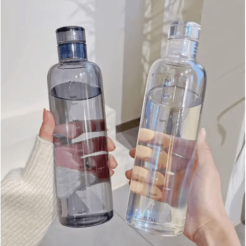 HydraTrack Leakproof Water Bottle With Time Scale 700ml 3