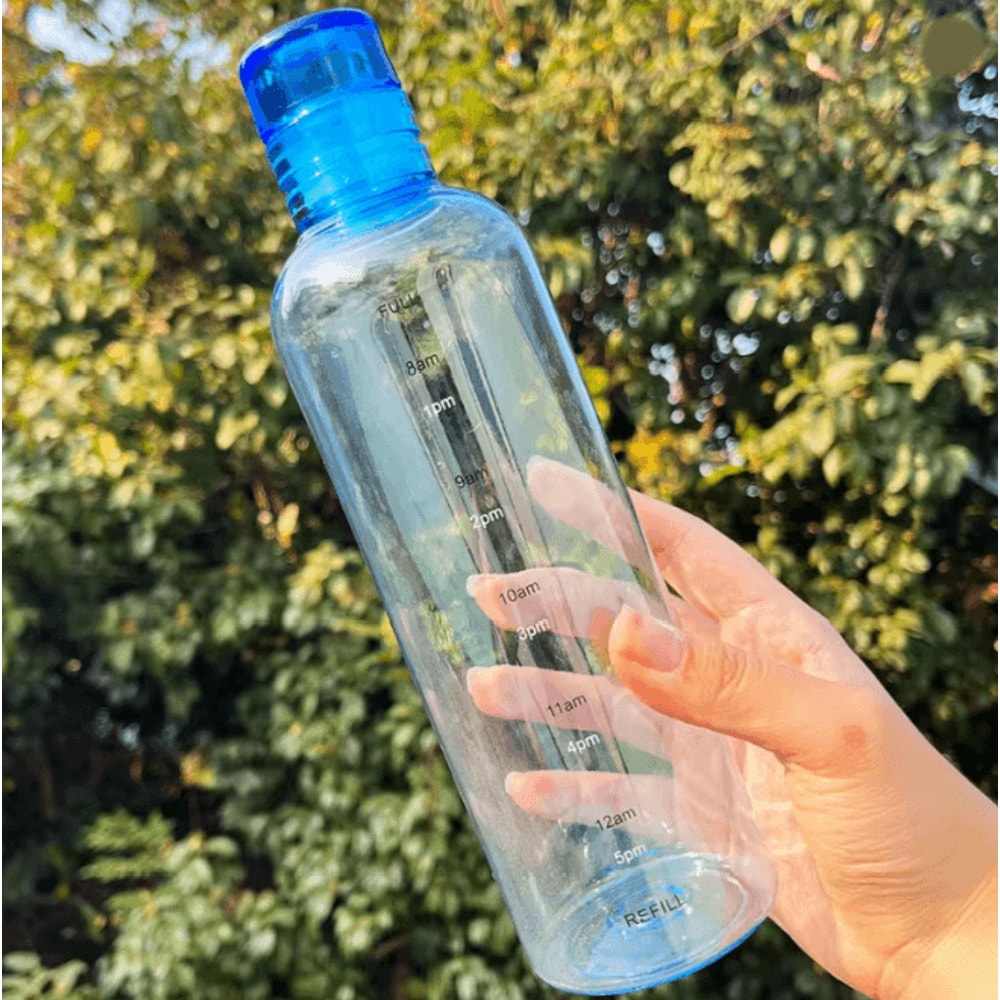 HydraTrack Leakproof Water Bottle With Time Scale 700ml 5