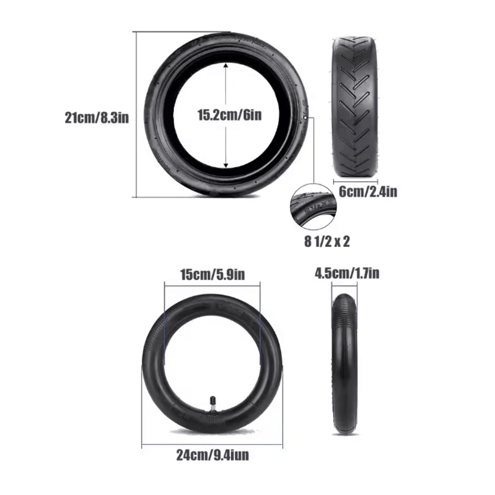 85 Inch Electric Scooter Replacement Tire And Inner Tube Set For Xiaomi M365 Pro 2 Mi 1S 0