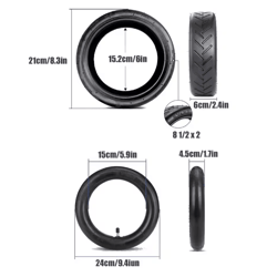 85 inch electric scooter replacement tire and inner tube set for xiaomi m365 pro 2 mi 1s