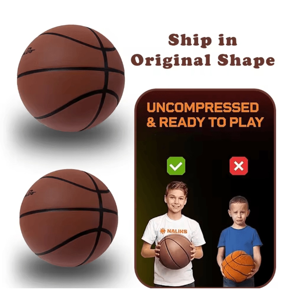 Silent Dribble Training Basketball Quiet Indoor Practice Ball 2