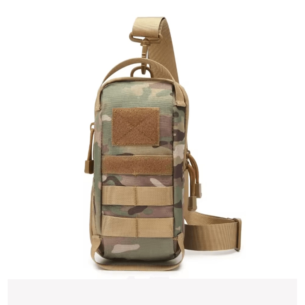 Tactical Shoulder Sling Chest Bag With IWB Pistol Pouch 8