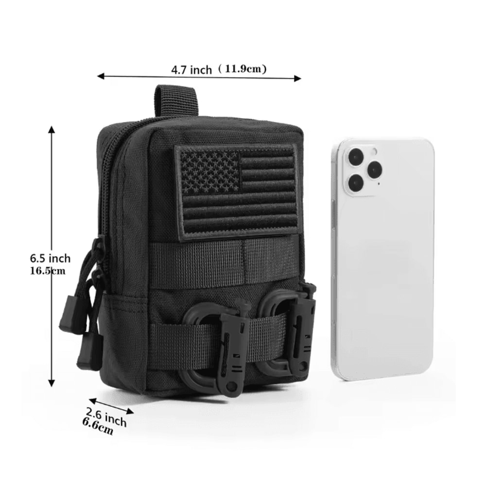 Tactical Molle EDC Waist Bag Compact Water Resistant Utility Pack 1