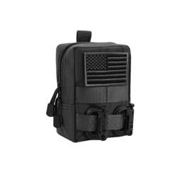 tactical molle edc waist bag compact water resistant utility pack