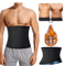 Mens Sauna Waist Trainer Sweat Belt Abdomen Shaper 0