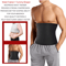 Mens Sauna Waist Trainer Sweat Belt Abdomen Shaper 2