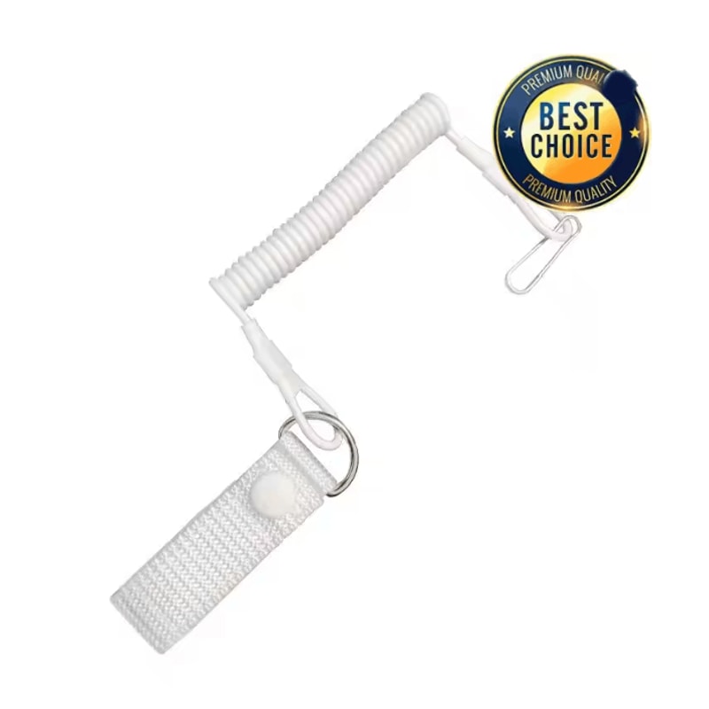 Tactical Elastic Safety Lanyard Anti Lost Gear Retention Rope 7