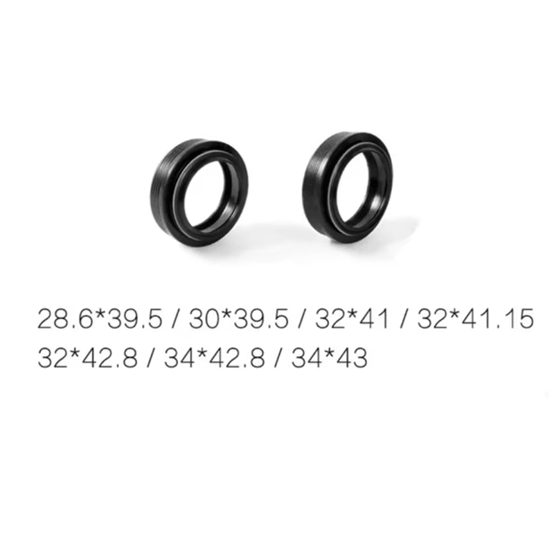 Bicycle Front Fork Dust Seal Set Bike Oil Wiper Replacement 3