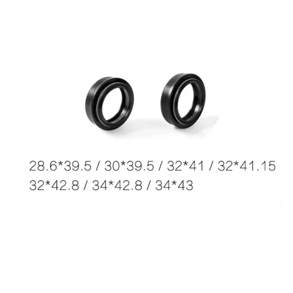 Bicycle Front Fork Dust Seal Set Bike Oil Wiper Replacement 4