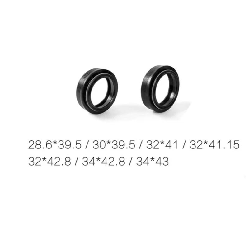 Bicycle Front Fork Dust Seal Set Bike Oil Wiper Replacement 5