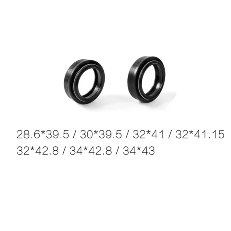 Bicycle Front Fork Dust Seal Set Bike Oil Wiper Replacement 7