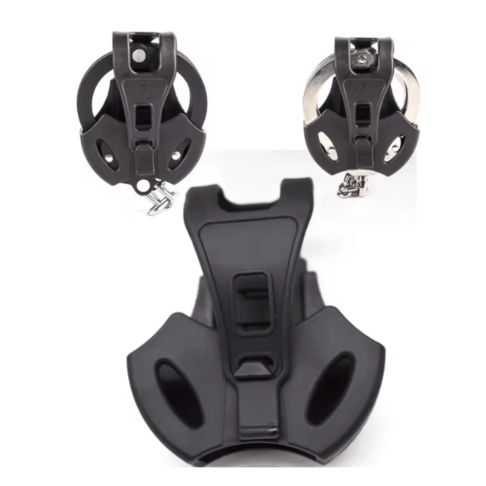 Tactical Open Top Handcuff Case Belt Mounted Cuff Holder 0