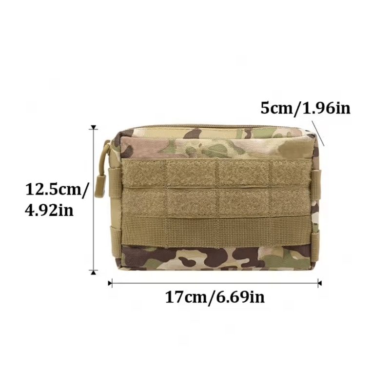 Tactical Molle EDC Waist Pouch Compact Nylon Utility Bag 2