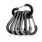 Aluminum Alloy Carabiner Keychain Set Lightweight Outdoor Clip Hooks 8