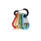 Aluminum Alloy Carabiner Keychain Set Lightweight Outdoor Clip Hooks 9