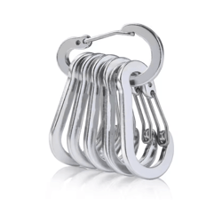 aluminum alloy carabiner keychain set lightweight outdoor clip hooks