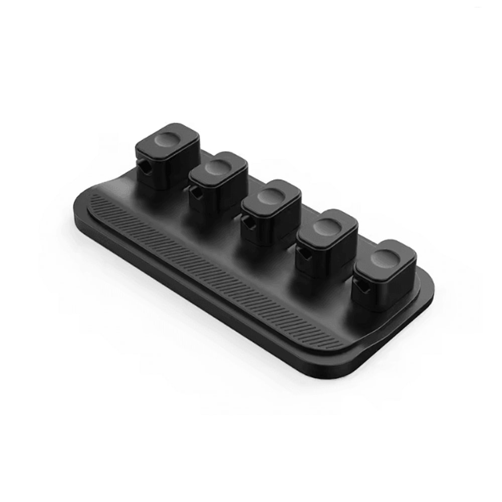 Magnetic Cable Organizer Clips Silicone Wire Holder For Car And Desk 4