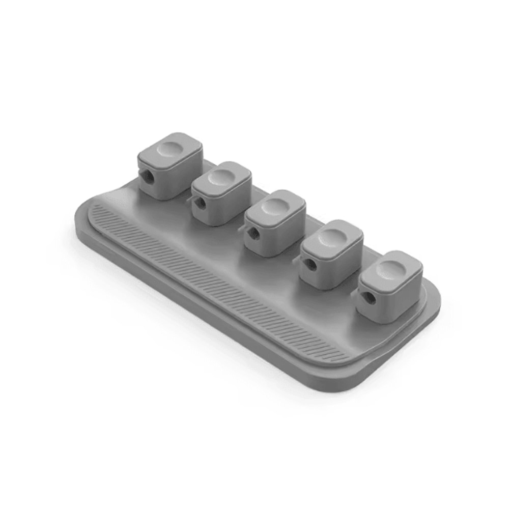 Magnetic Cable Organizer Clips Silicone Wire Holder For Car And Desk 5