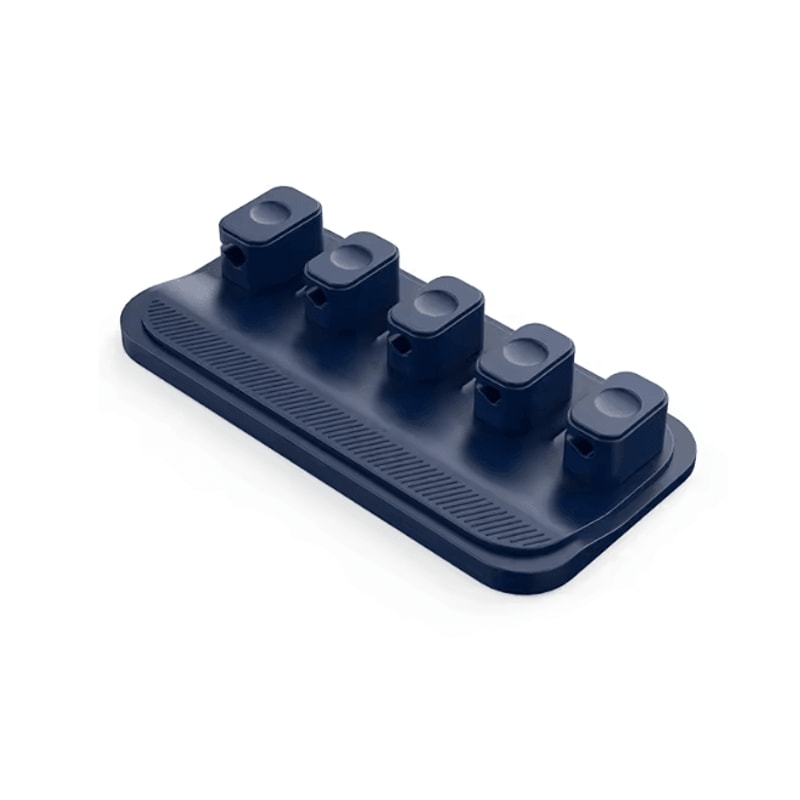 Magnetic Cable Organizer Clips Silicone Wire Holder For Car And Desk 6