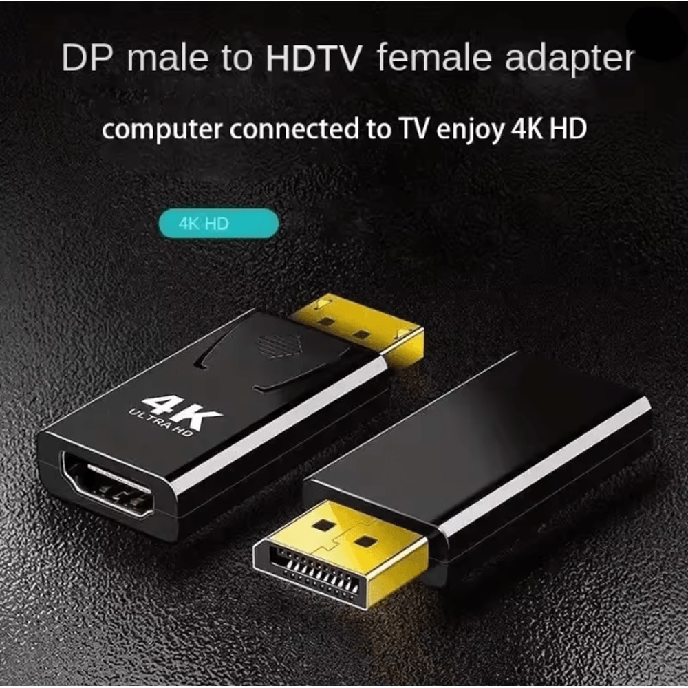 UltraLink 4K DisplayPort To HDMI Adapter DP To HDMI Video Converter 3
