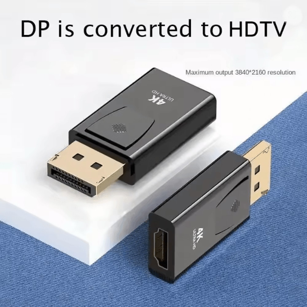 UltraLink 4K DisplayPort To HDMI Adapter DP To HDMI Video Converter 4