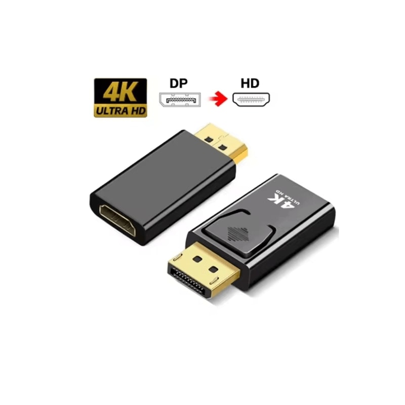 UltraLink 4K DisplayPort To HDMI Adapter DP To HDMI Video Converter 6