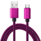 FlexCharge USB C Fast Charging Cable Nylon Braided Data Sync Cord 9