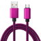 FlexCharge USB C Fast Charging Cable Nylon Braided Data Sync Cord 9