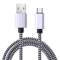 FlexCharge USB C Fast Charging Cable Nylon Braided Data Sync Cord 5