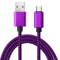 FlexCharge USB C Fast Charging Cable Nylon Braided Data Sync Cord 7