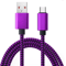 FlexCharge USB C Fast Charging Cable Nylon Braided Data Sync Cord 7