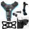 RideView Motorcycle Helmet Camera Mount Phone And Action Camera Holder 0