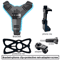RideView Motorcycle Helmet Camera Mount Phone And Action Camera Holder 7