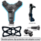 RideView Motorcycle Helmet Camera Mount Phone And Action Camera Holder 7