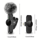 WindClear Wireless Lavalier Microphone Mini Clip On Mic With Windproof Cover 1
