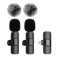 WindClear Wireless Lavalier Microphone Mini Clip On Mic With Windproof Cover 6