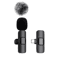 WindClear Wireless Lavalier Microphone Mini Clip On Mic With Windproof Cover 4