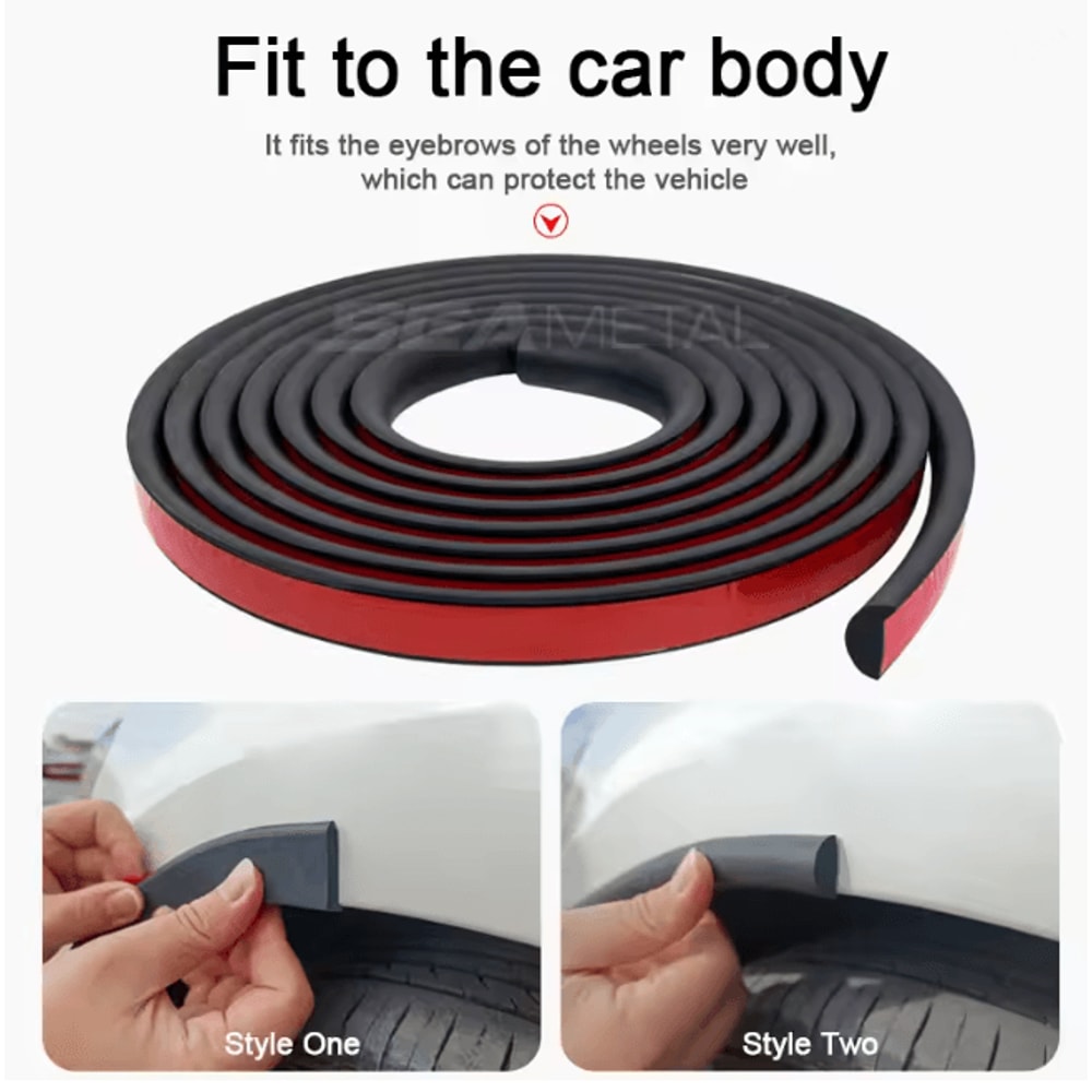 FlexGuard Universal Car Fender Flares Wheel Arch Protector Kit 2